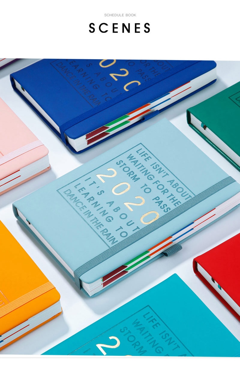 2020 Thick Notebook in Leather Material