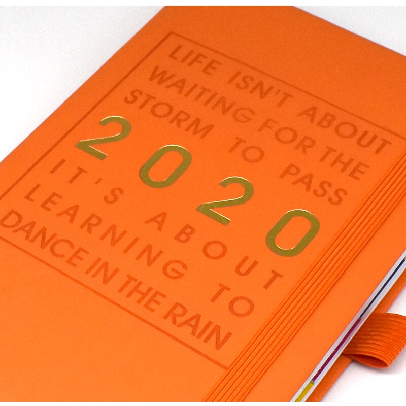 2020 Thick Notebook in Leather Material