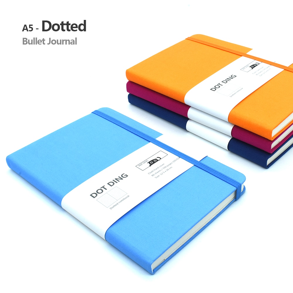 A5 Dotted Journal Planner with 160 Pages